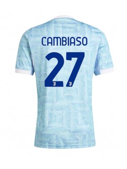 Juventus Andrea Cambiaso #27 Replika Borta Kläder 2025-26 Kortärmad